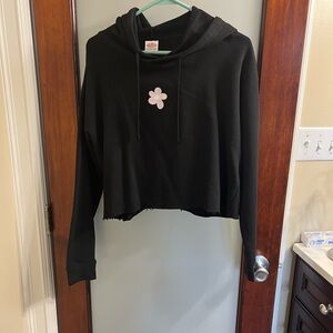 Cropped Hooded Sweatshirt NWOT